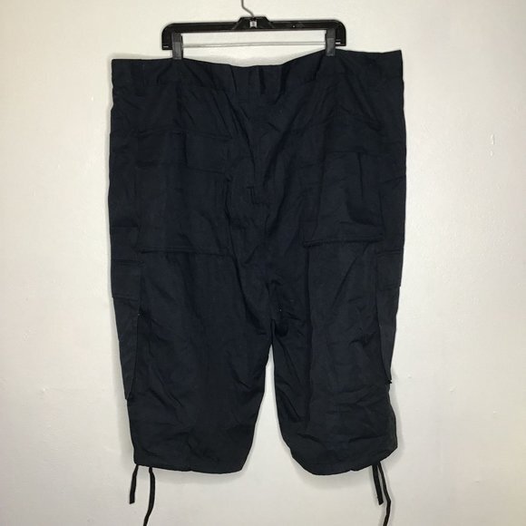 Access Original Fit Men's Cargo Shorts Pockets Drawstrings Navy Blue Size 52 - Picture 5 of 6